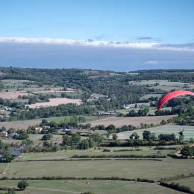 Parapente en Suisse Normande