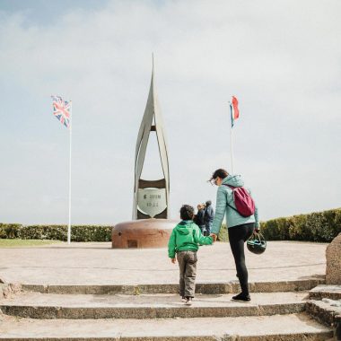 The French Commandos Memorial Flame at Sword Beach