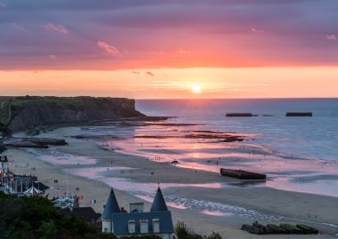 Mulberry Harbour at Arromanches