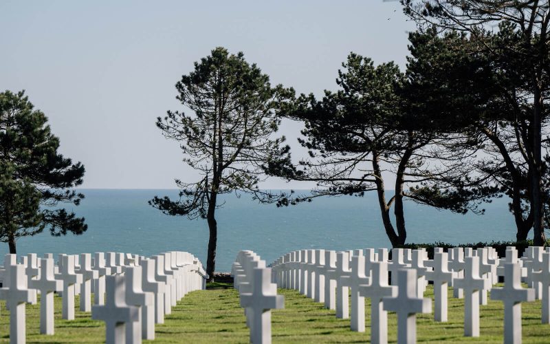 An emotional visit to the American Cemetery of Colleville-sur-Mer