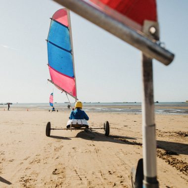 Land Yachting in Asnelles, Gold Beach