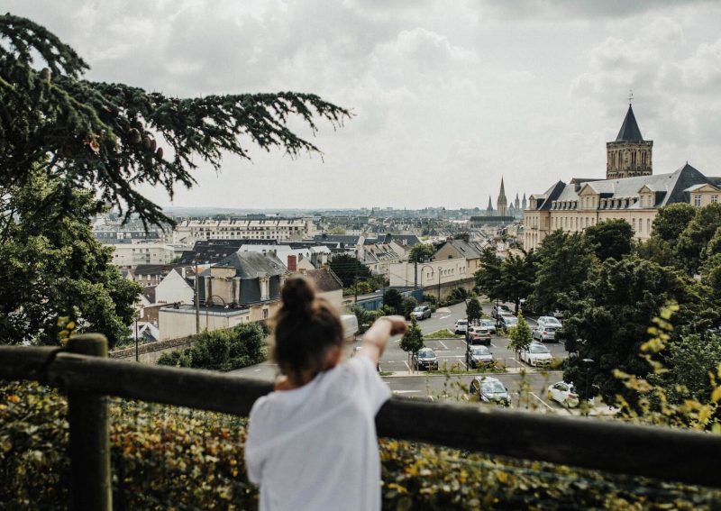 View of Caen from the Parc Ornano