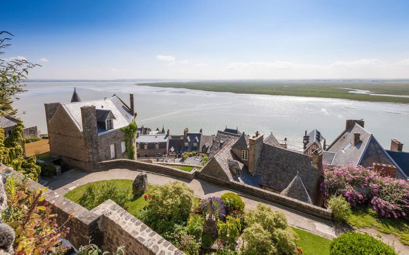 Houses on the Mont-St-Michel