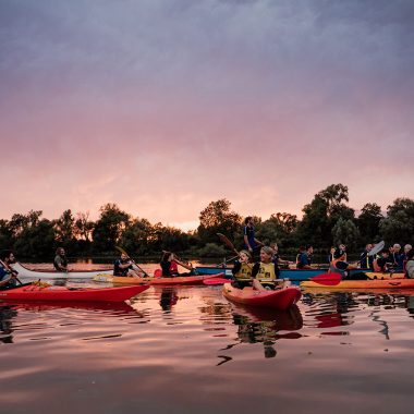 Coucher de soleil sur la Seine