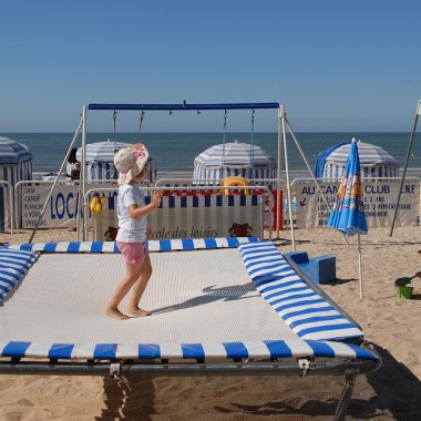 Beach club in Cabourg