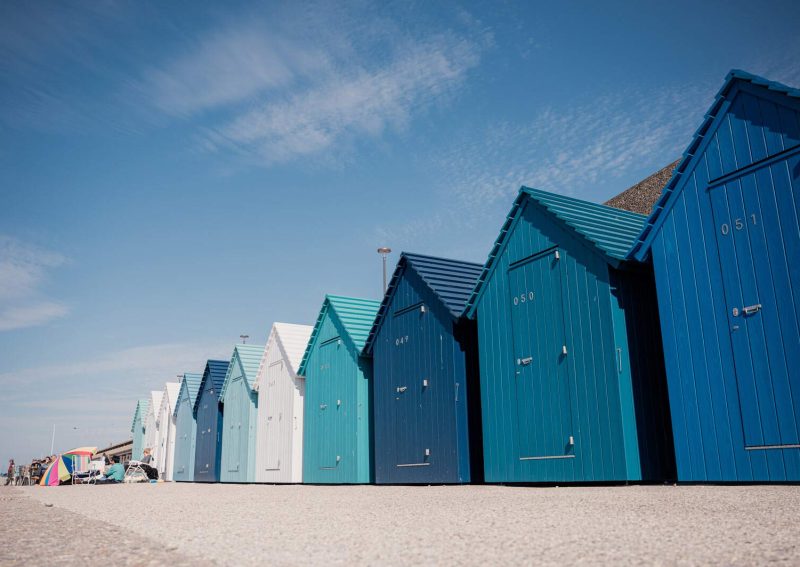 Cabines de plage de Dieppe
