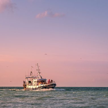A fishing boat near Fécamp