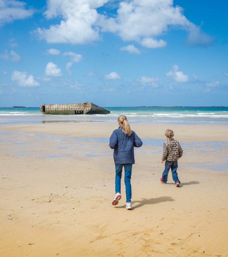 Family adventures in Arromanches