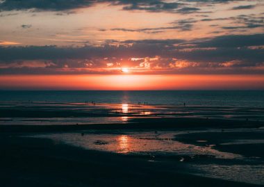 cabourg-coucher-soleil