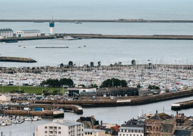 Vue sur Cherbourg