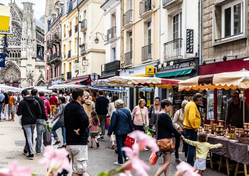 Marché Rue de Dieppe