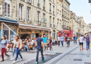 Rue écuyère dans le centre-ville de Caen