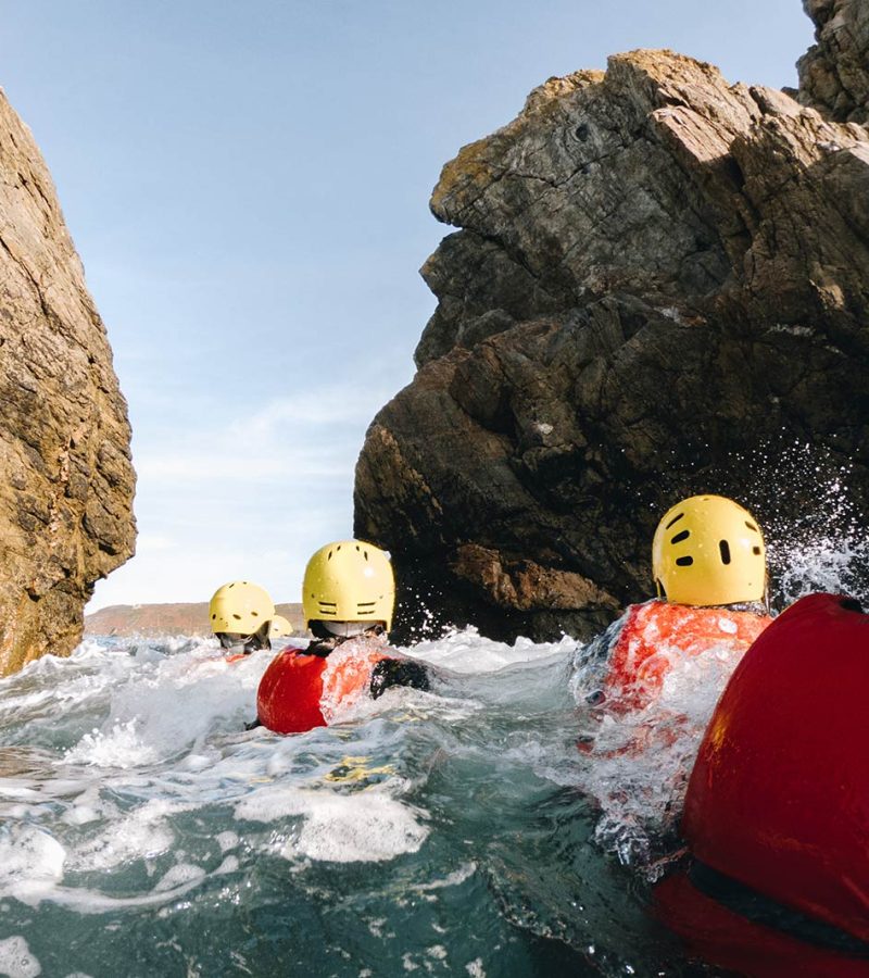 Coasteering on the wild shores of Cotentin