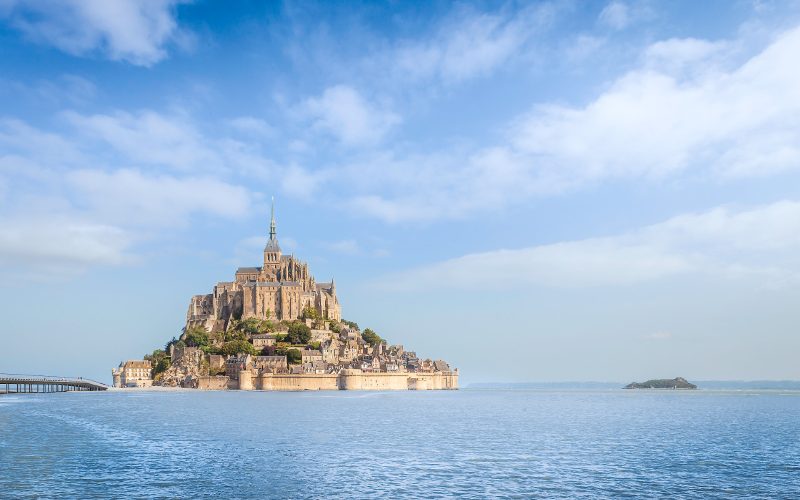 High tides at the Mont-Saint-Michel