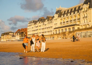 Plage de Cabourg, devant le Grand Hôtel