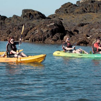 Sea kayaking tours of the Chausey Islands