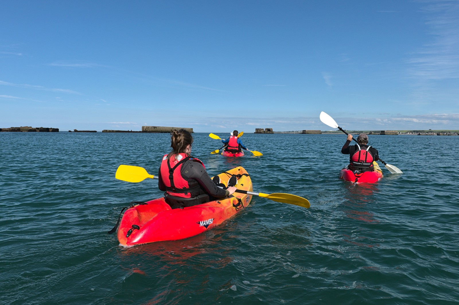 Sea kayaking amid iconic D-Day landmarks – Normandy Tourism, France