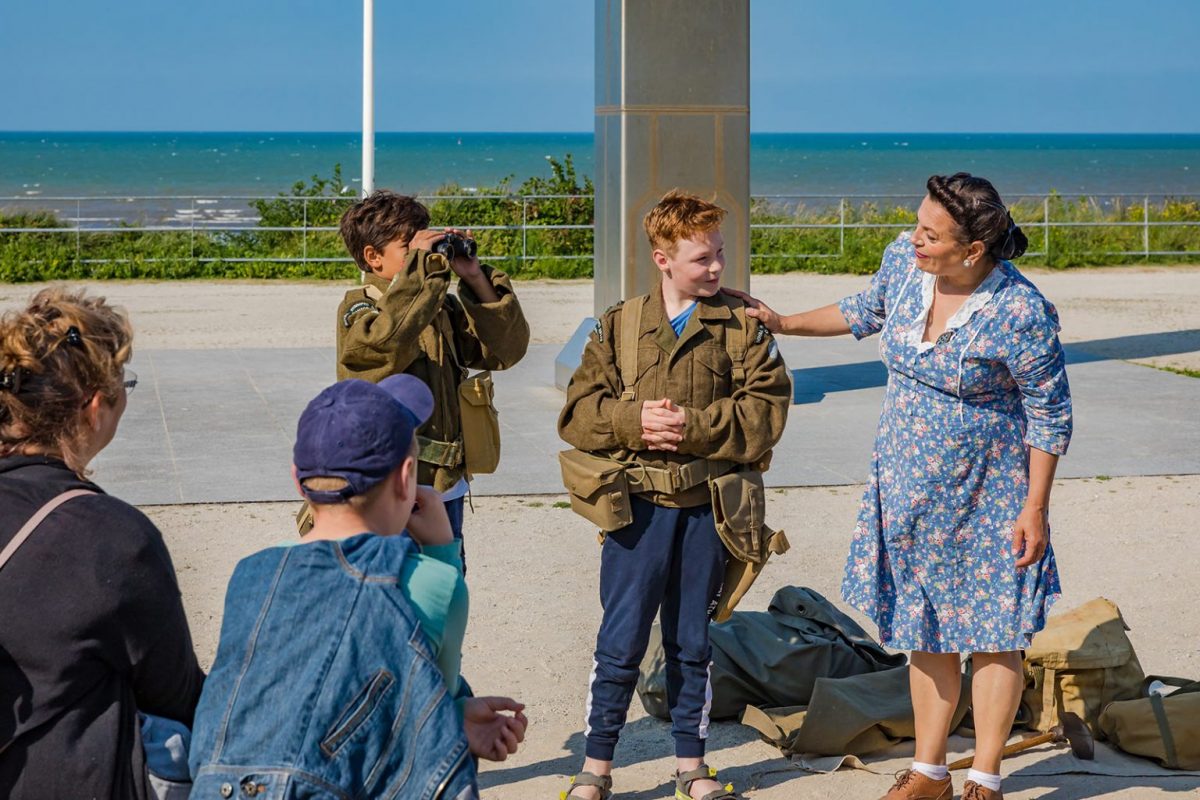 An immersive D-Day experience for kids at Juno Beach
