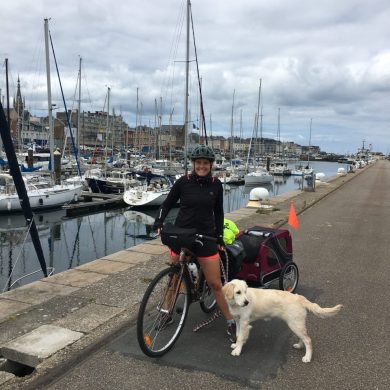 Cycling Normandy’s Flax Trail with a dog