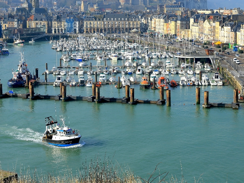 Port de Plaisance in DIEPPE : Normandy Tourism, France